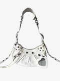 Balenciaga Le Cagole Shoulder Bag XS in White