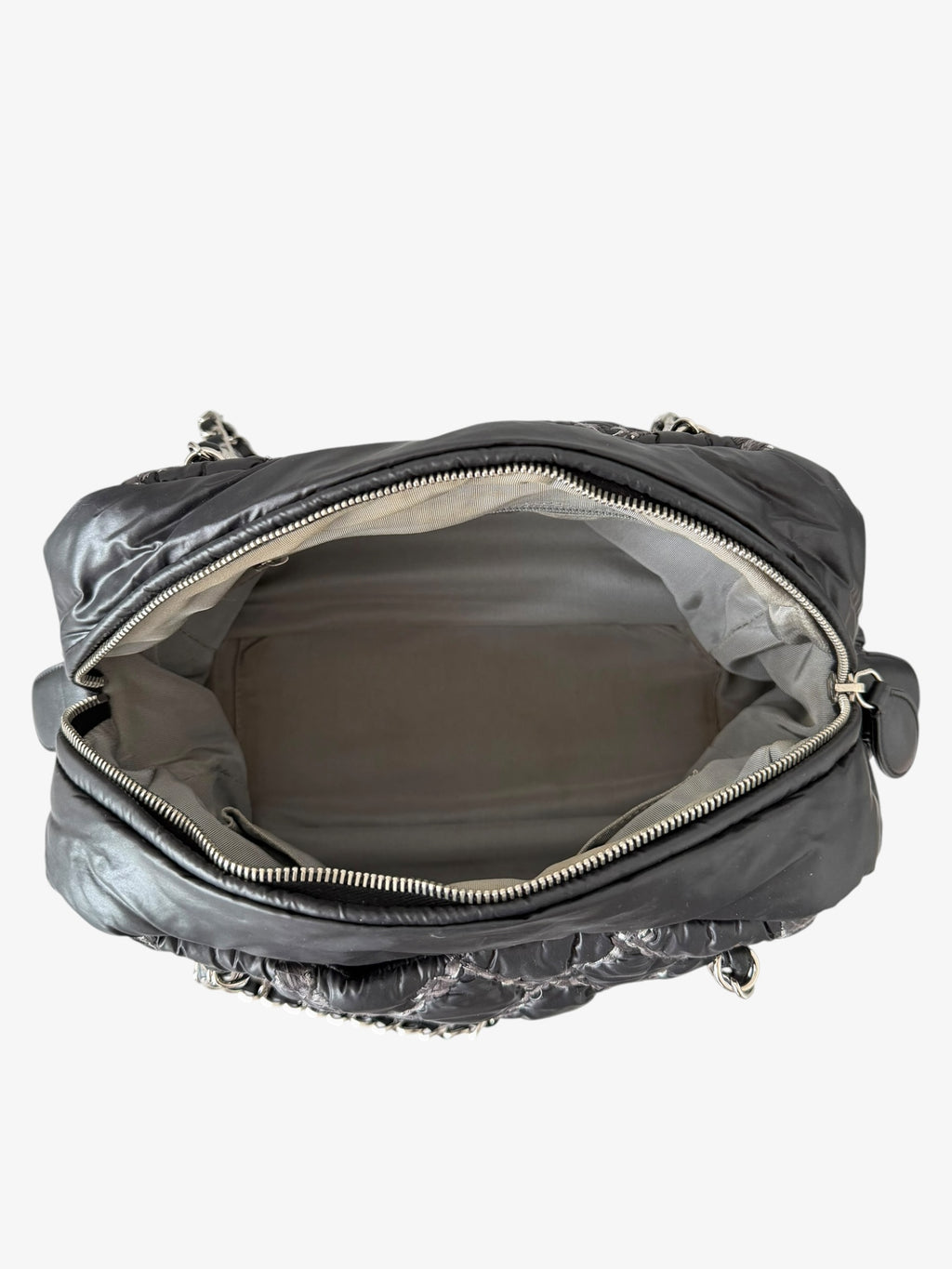 Chanel Tweed on Stitch Bowler Bag