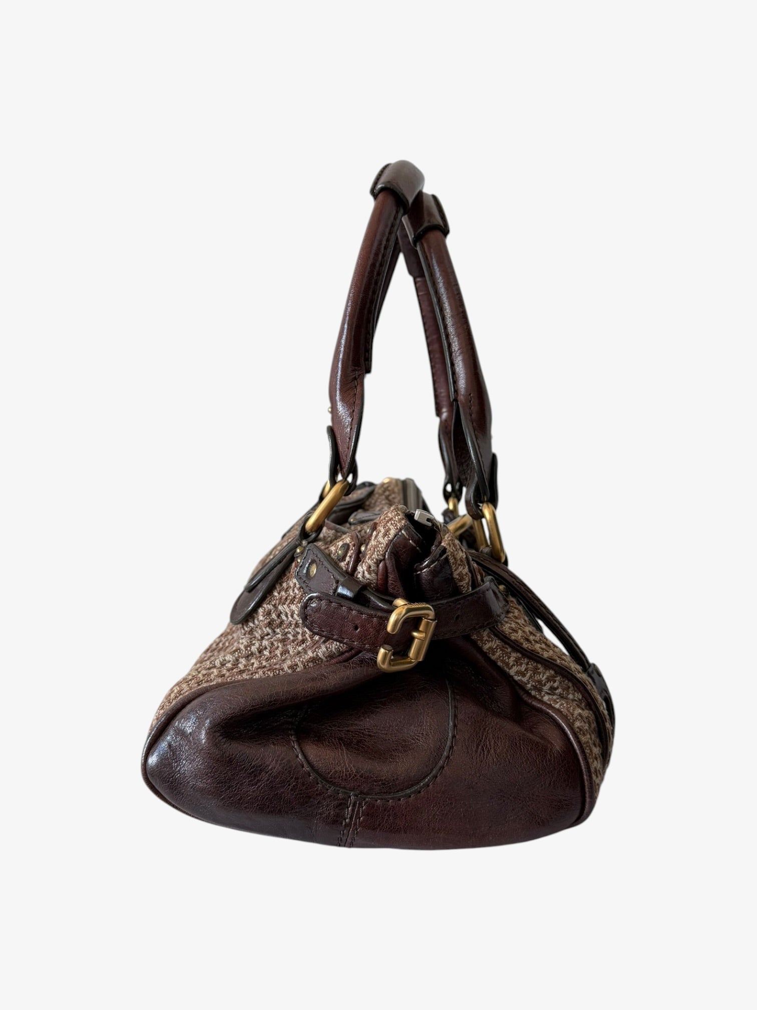 RARE Chloé Tweed Paddington Bag