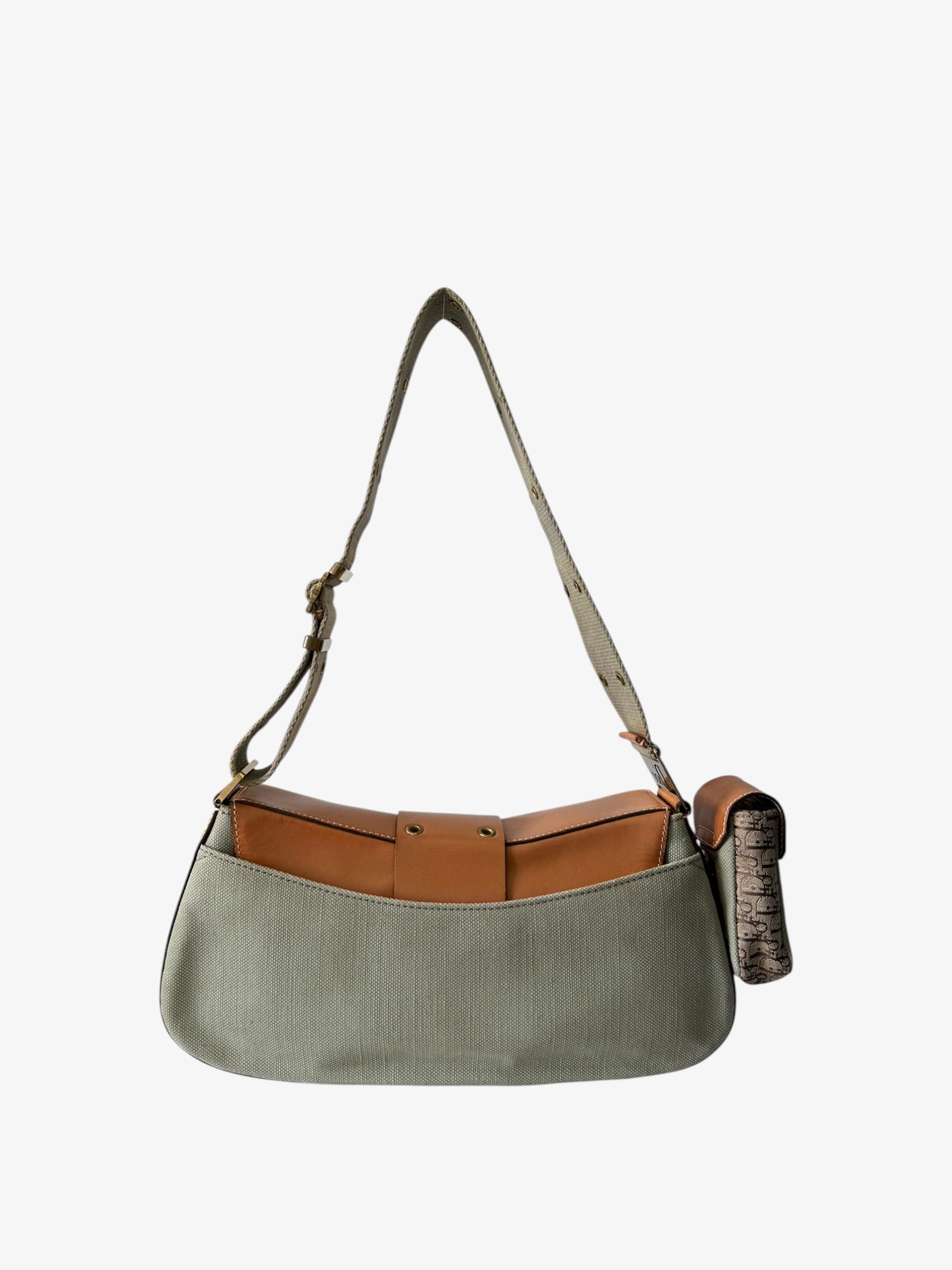 Christian Dior Street Chic Olive Green Columbus Shoulder Bag