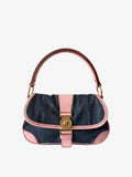 Miu Miu Denim Hobo Flap Bag