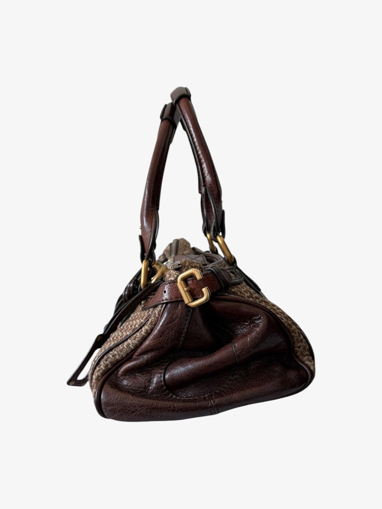 RARE Chloé Tweed Paddington Bag