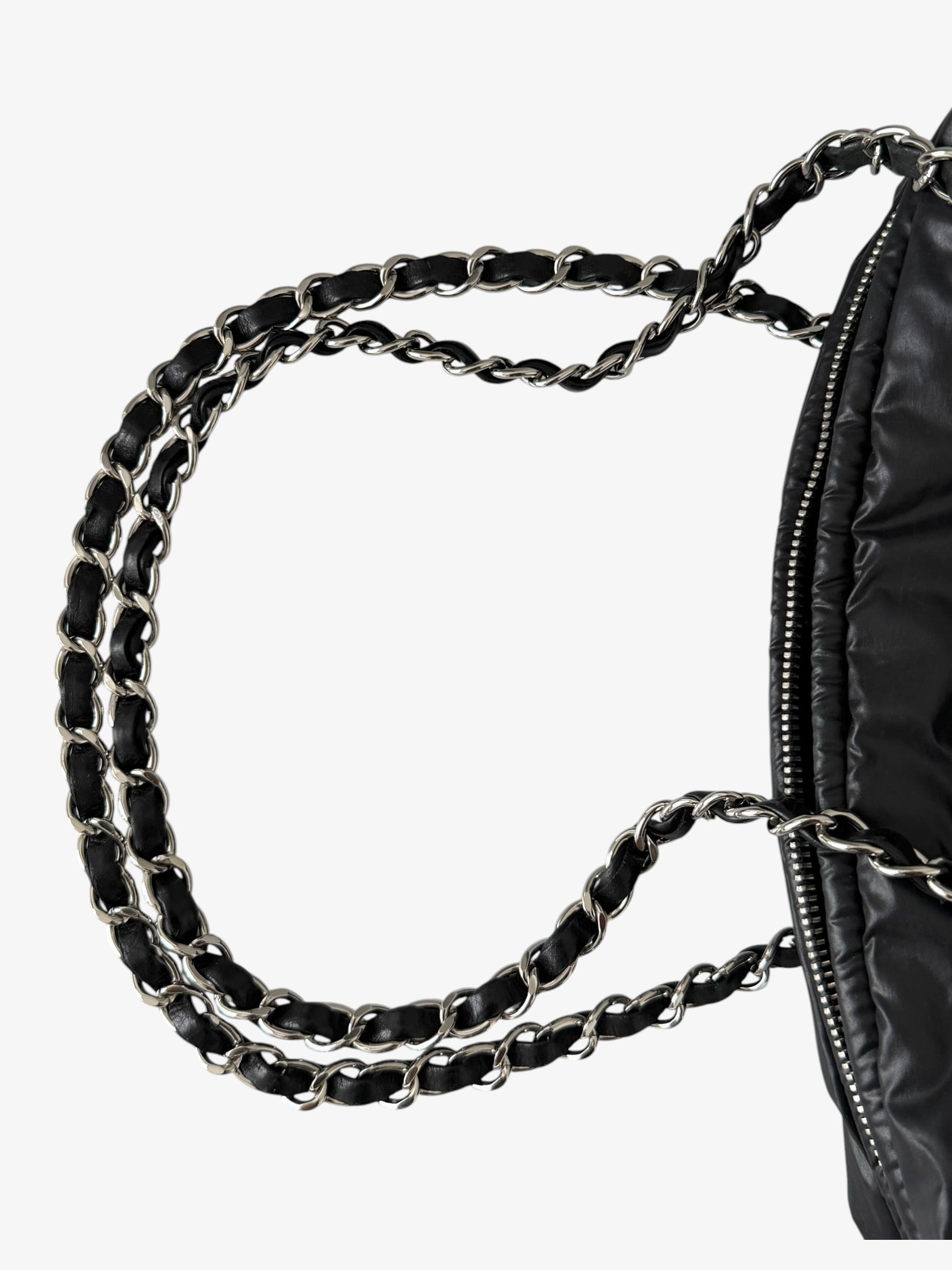Chanel Tweed on Stitch Bowler Bag