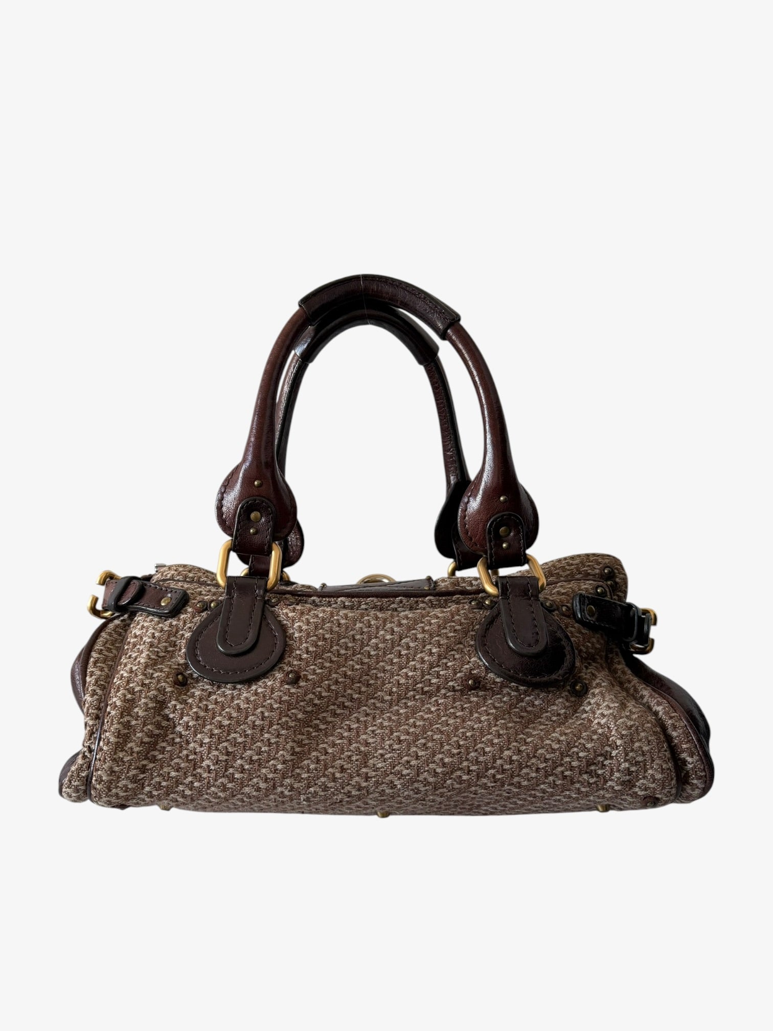 RARE Chloé Tweed Paddington Bag