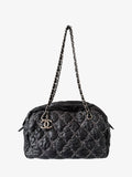 Chanel Tweed on Stitch Bowler Bag