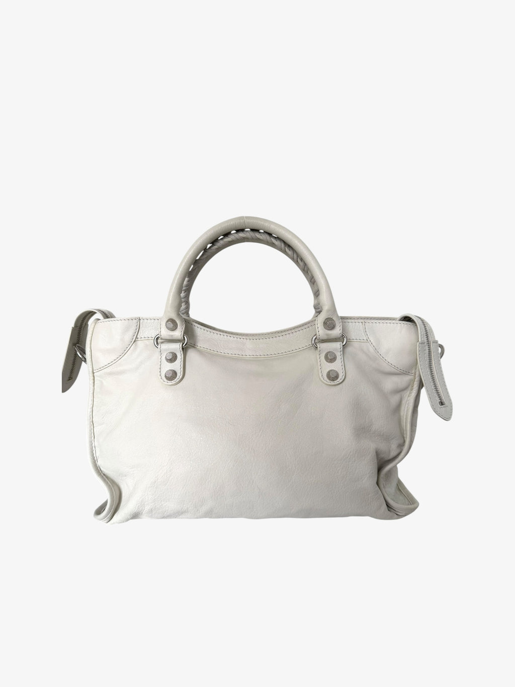 Balenciaga Le City Bag Medium Off White