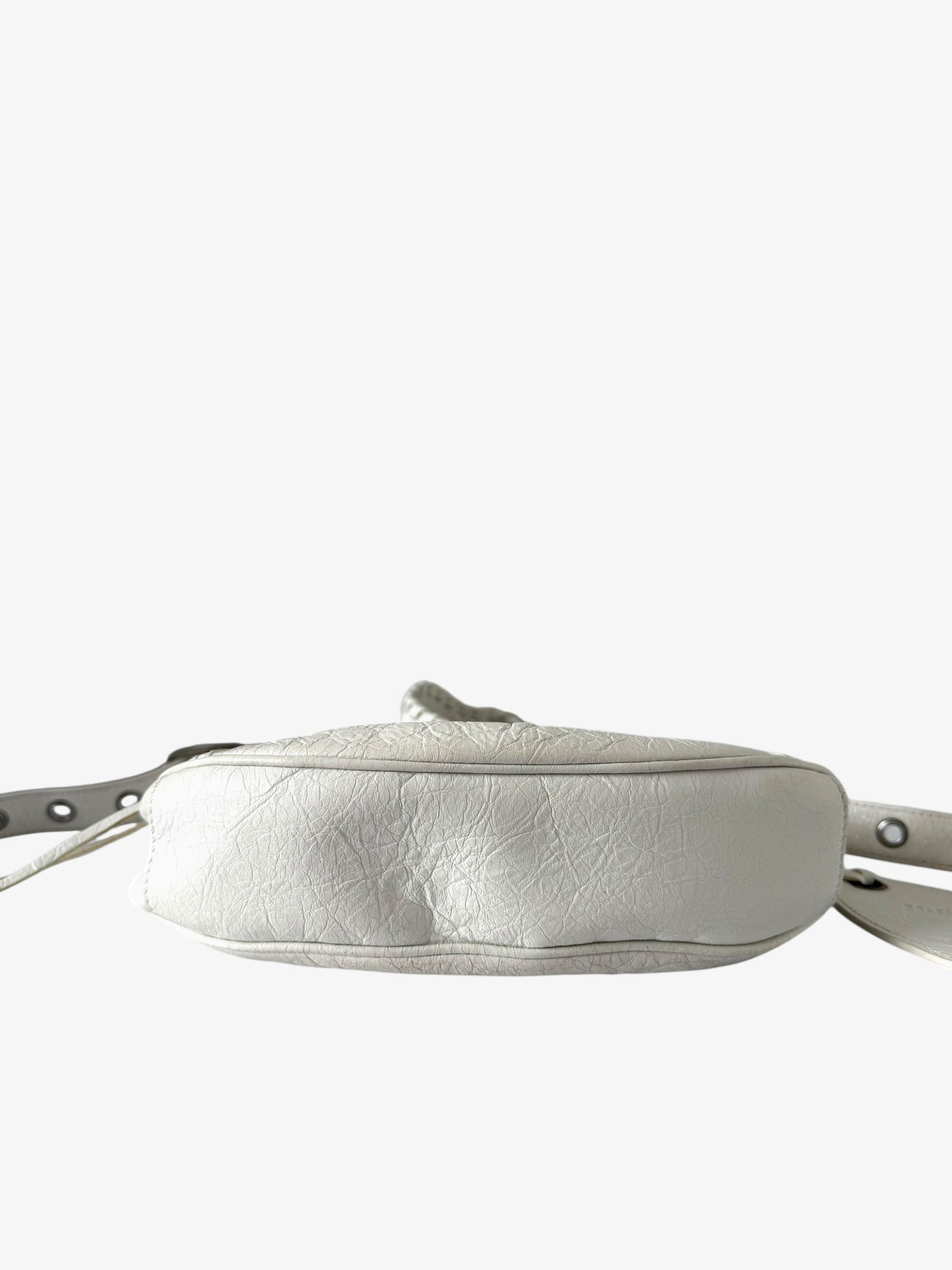 Balenciaga Le Cagole Shoulder Bag XS in White
