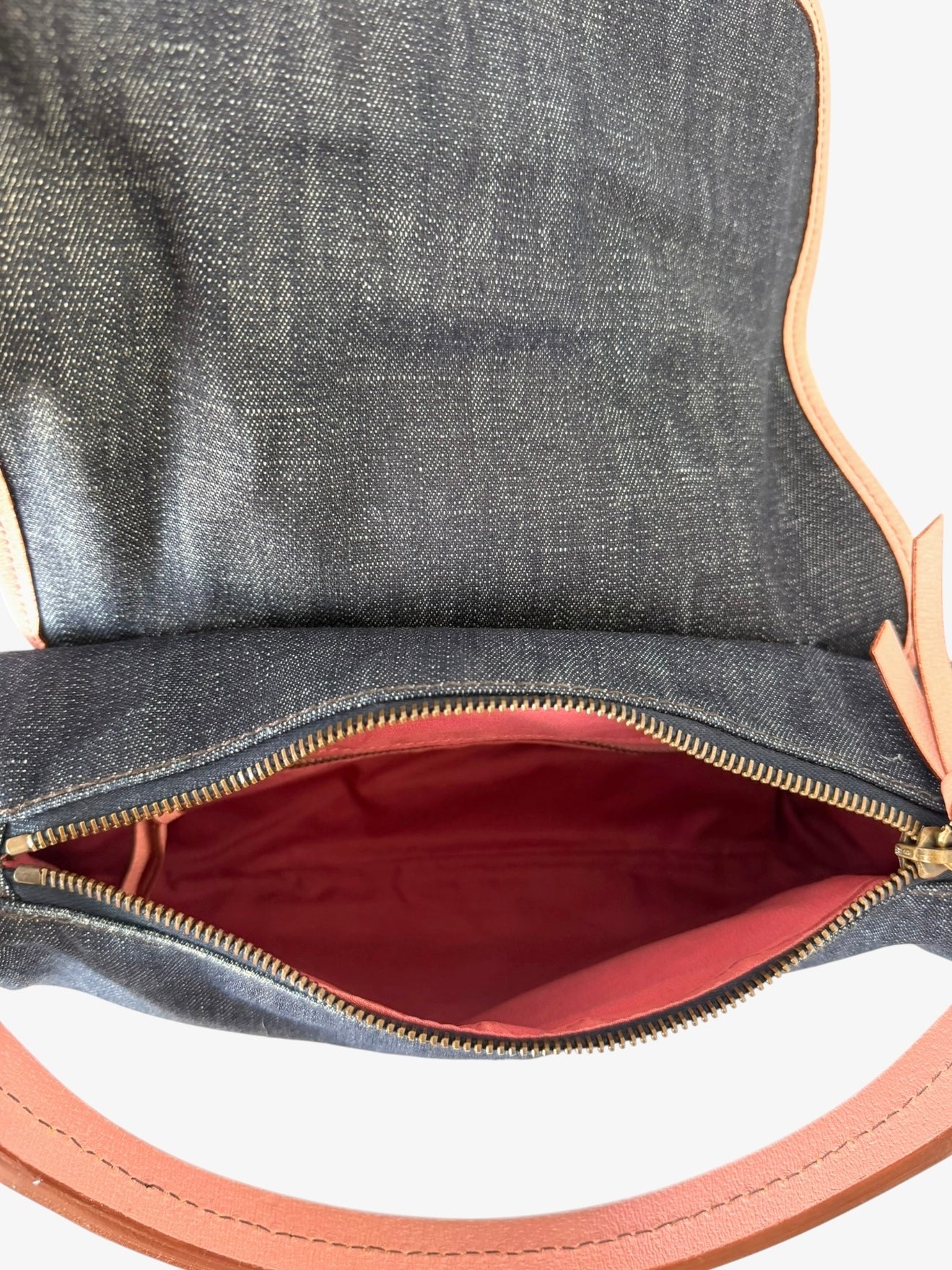 Miu Miu Denim Hobo Flap Bag