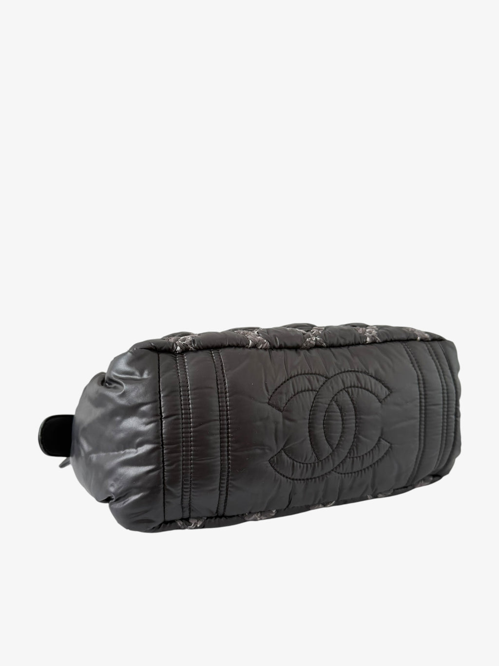 Chanel Tweed on Stitch Bowler Bag