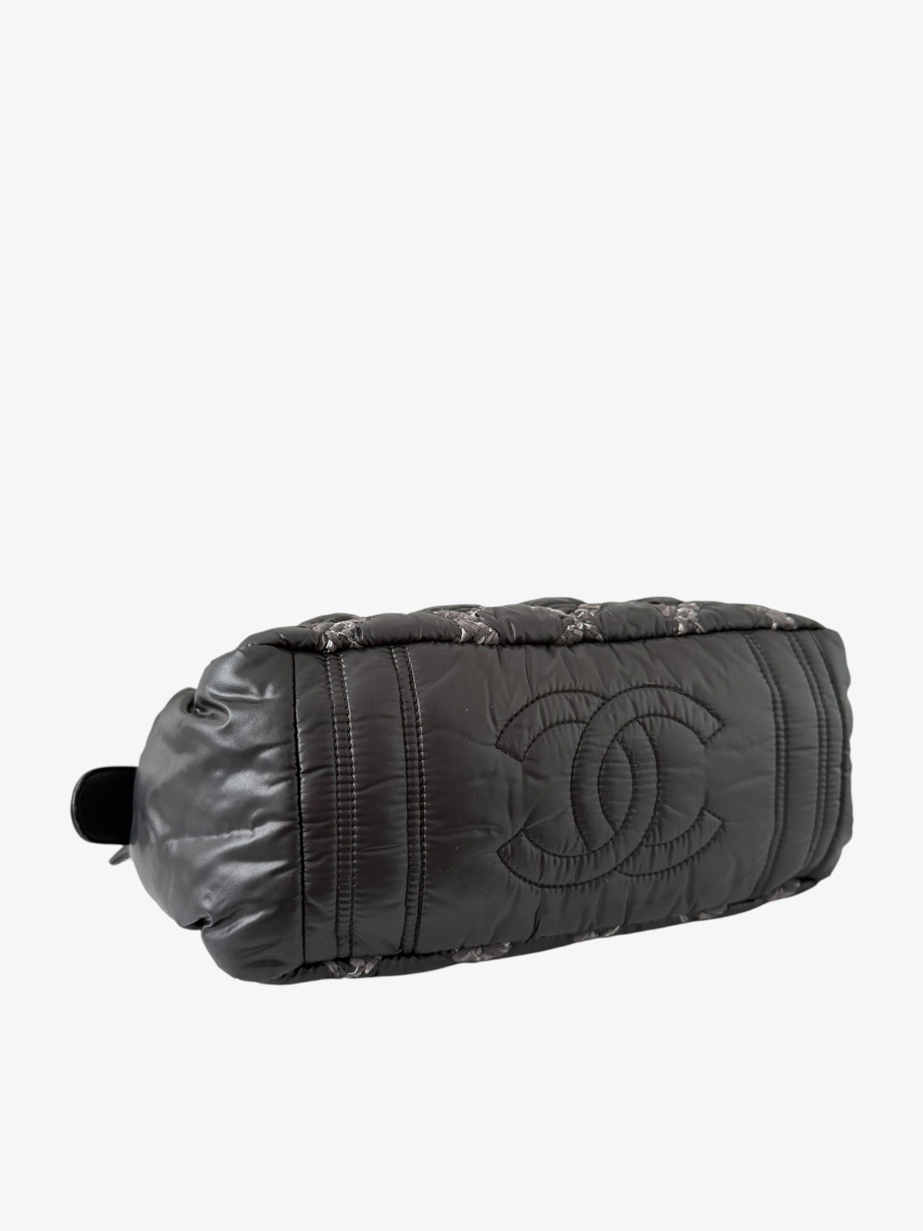 Chanel Tweed on Stitch Bowler Bag