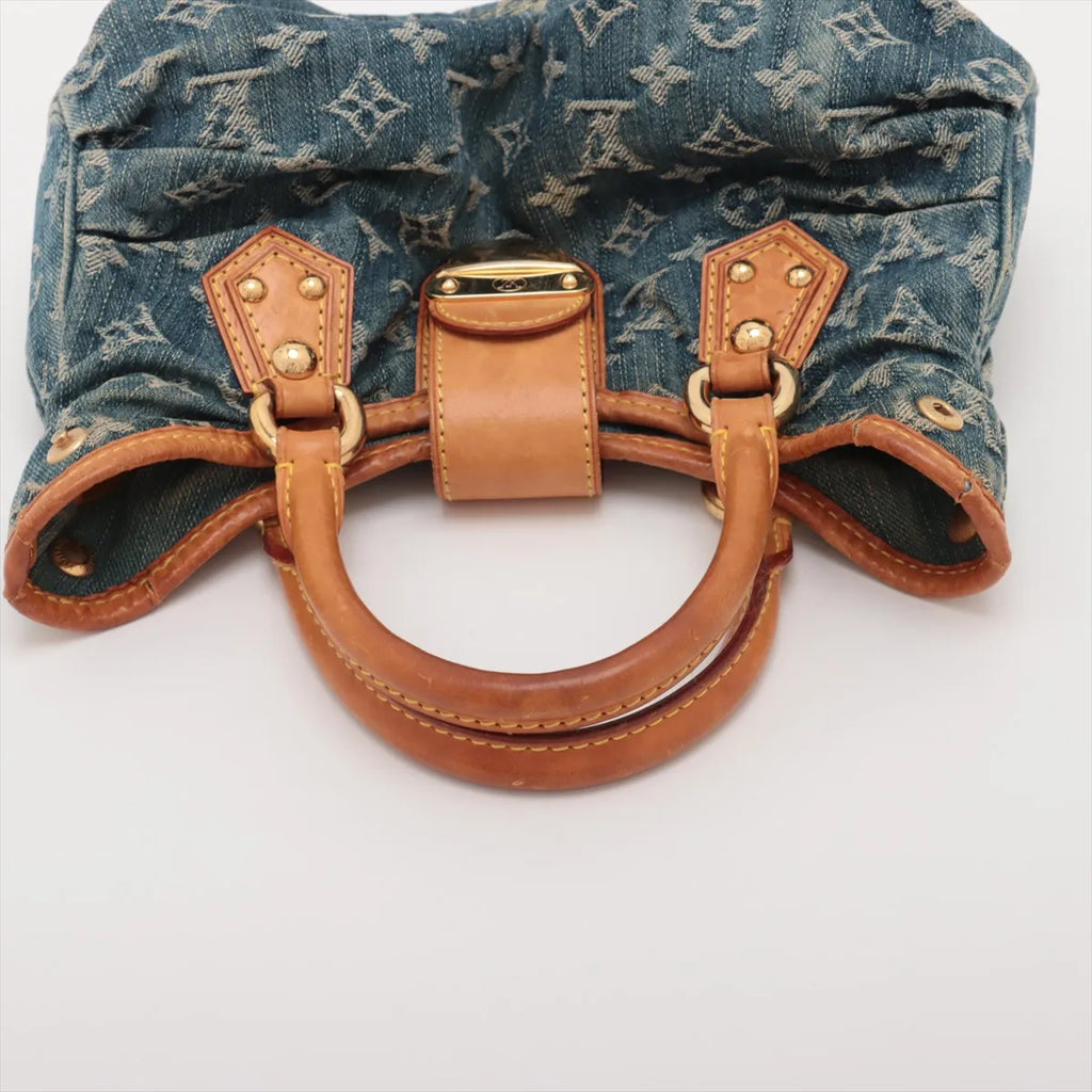 Louis Vuitton Monogram Denim Pleaty Handbag