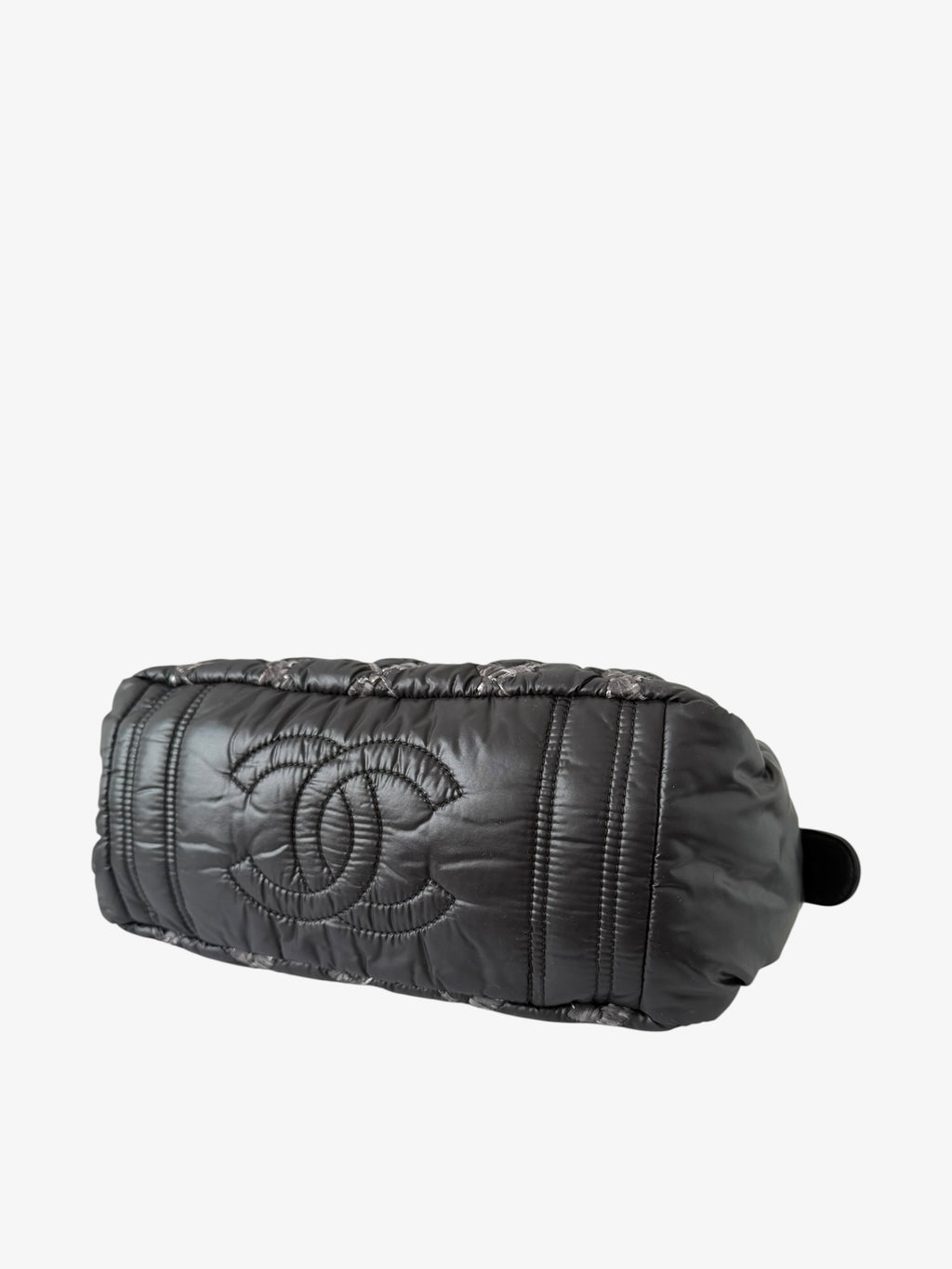 Chanel Tweed on Stitch Bowler Bag