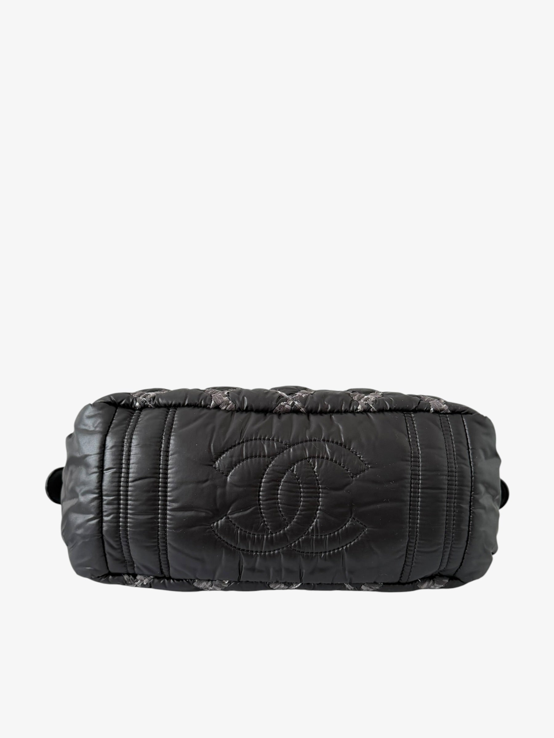 Chanel Tweed on Stitch Bowler Bag