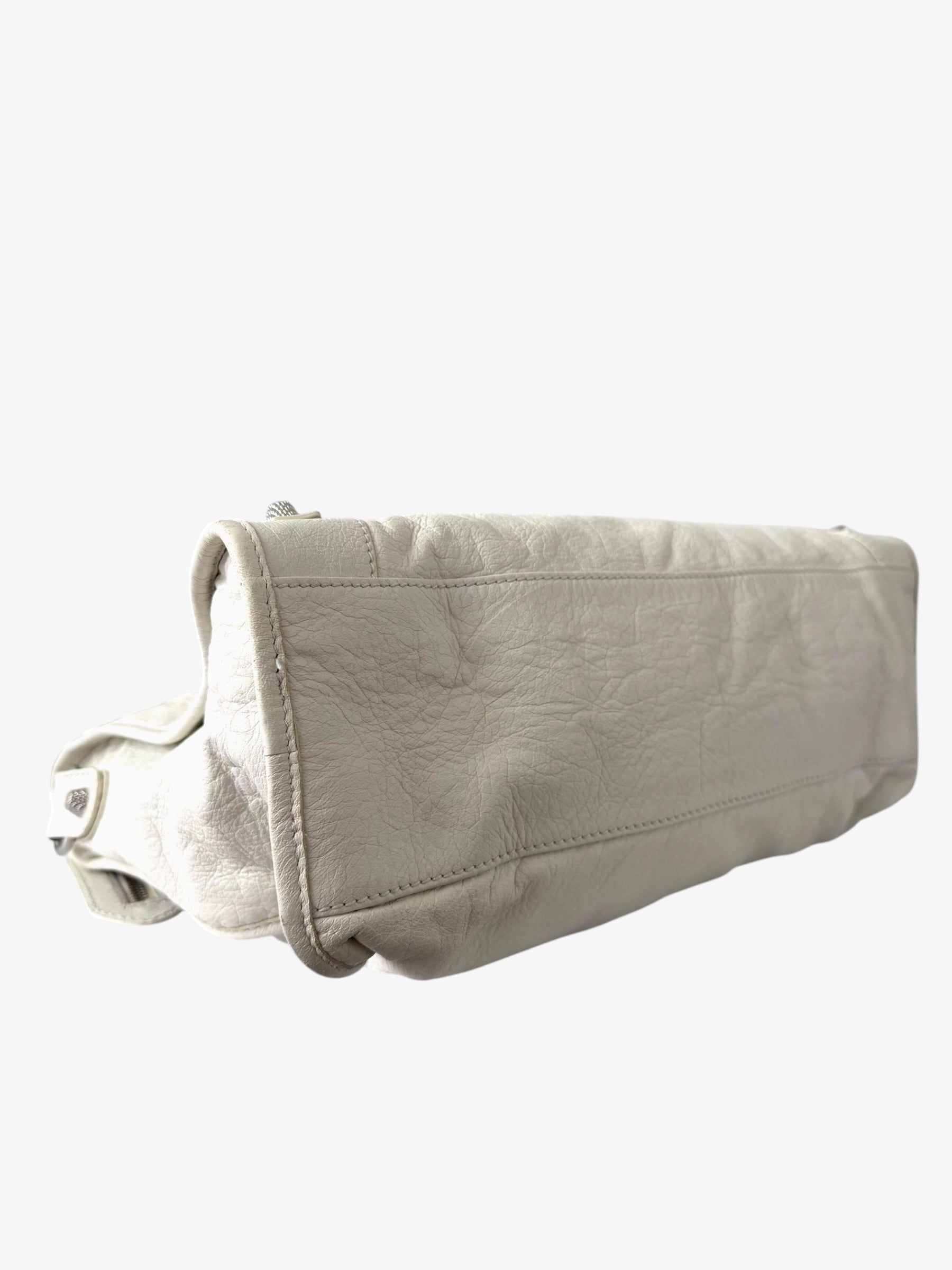 Balenciaga Le City Bag Medium Off White