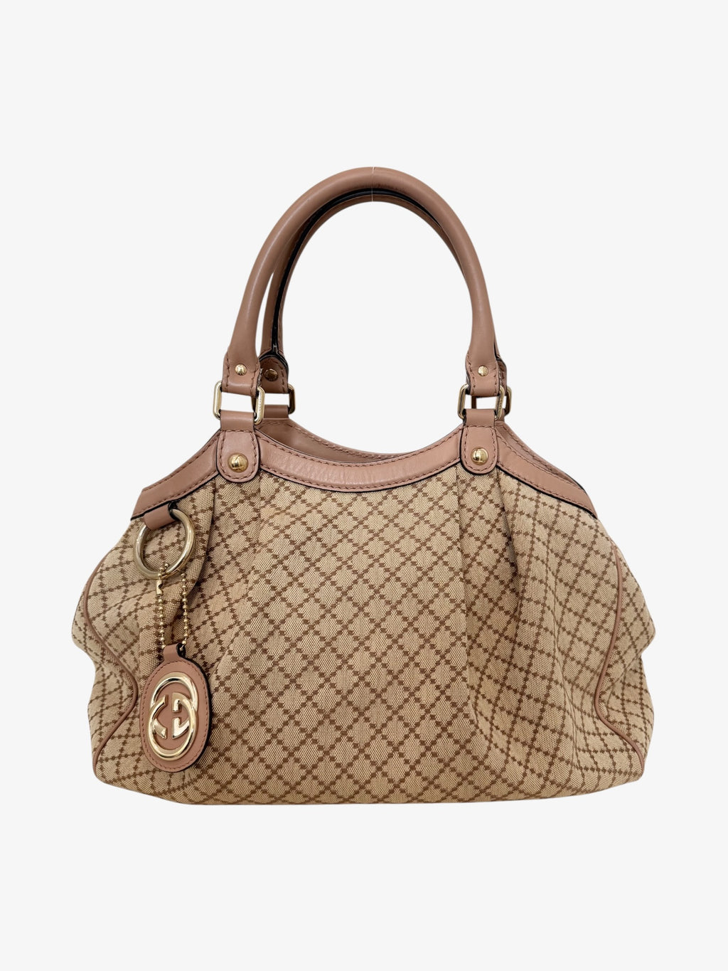 Gucci Diamante Canvas Sukey Tote Bag