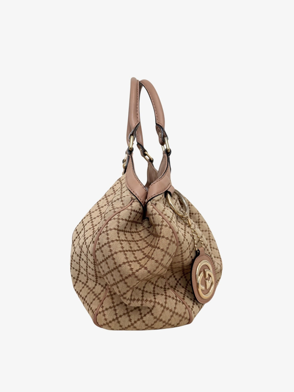 Gucci Diamante Canvas Sukey Tote Bag