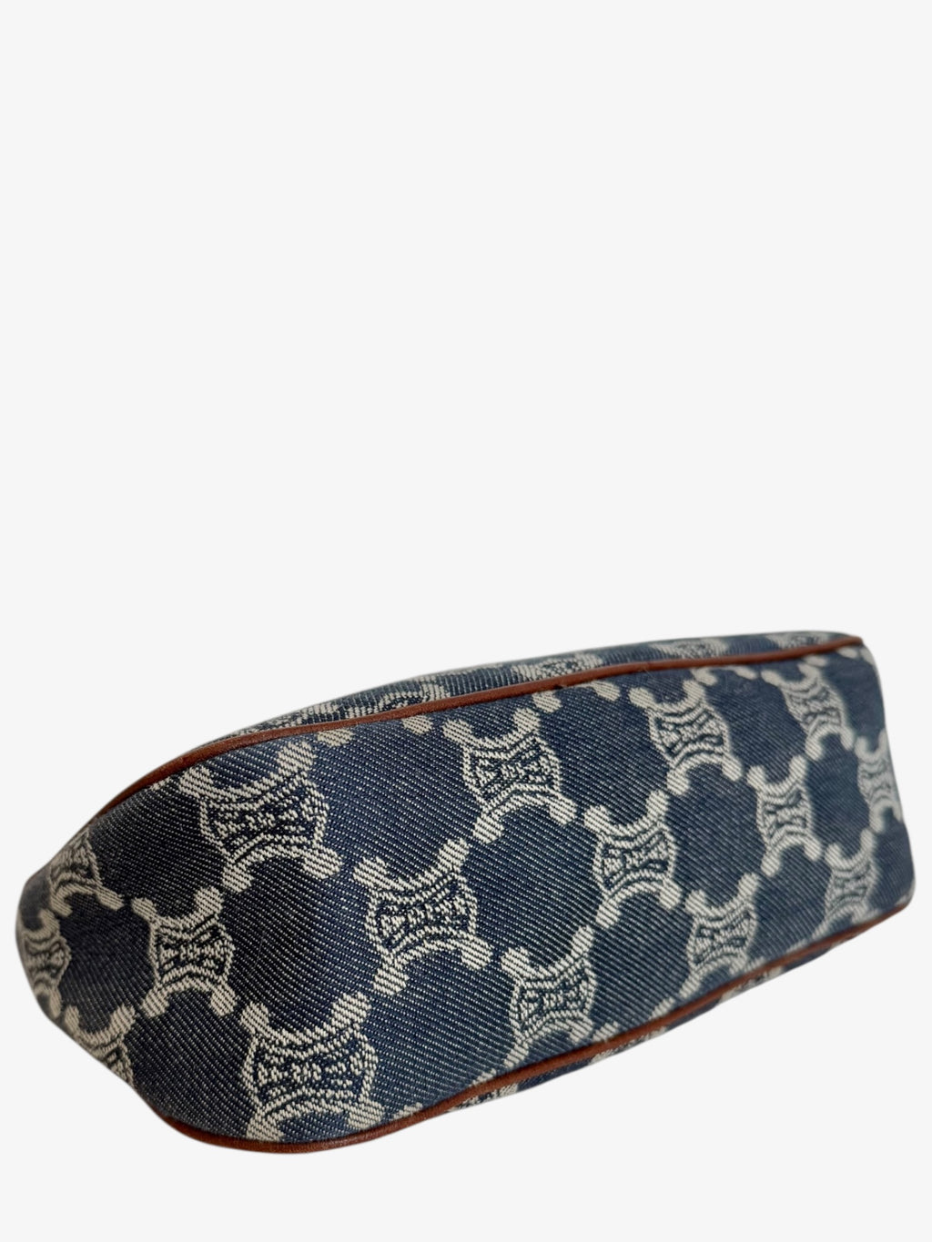 Celine Macadam Denim Baguette Bag
