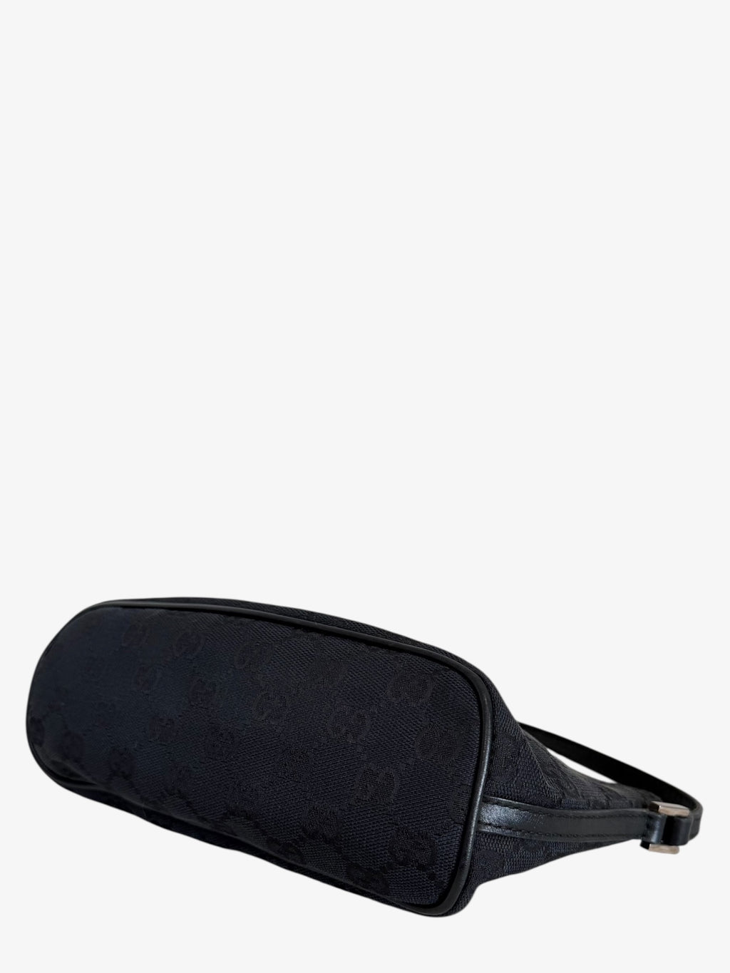 Gucci GG Canvas Boat Shoulder Bag Black
