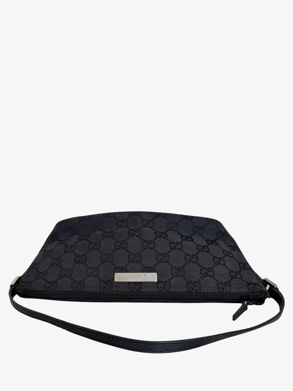 Gucci GG Canvas Boat Shoulder Bag Black