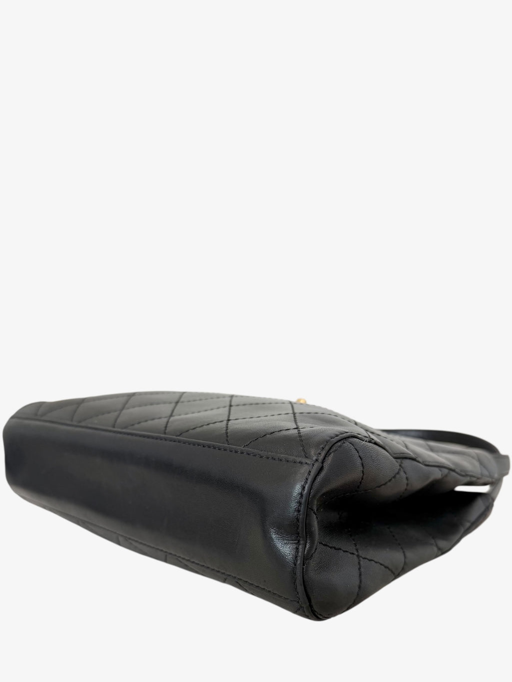 Chanel Quilted Lambskin Shoulder Tote Bag