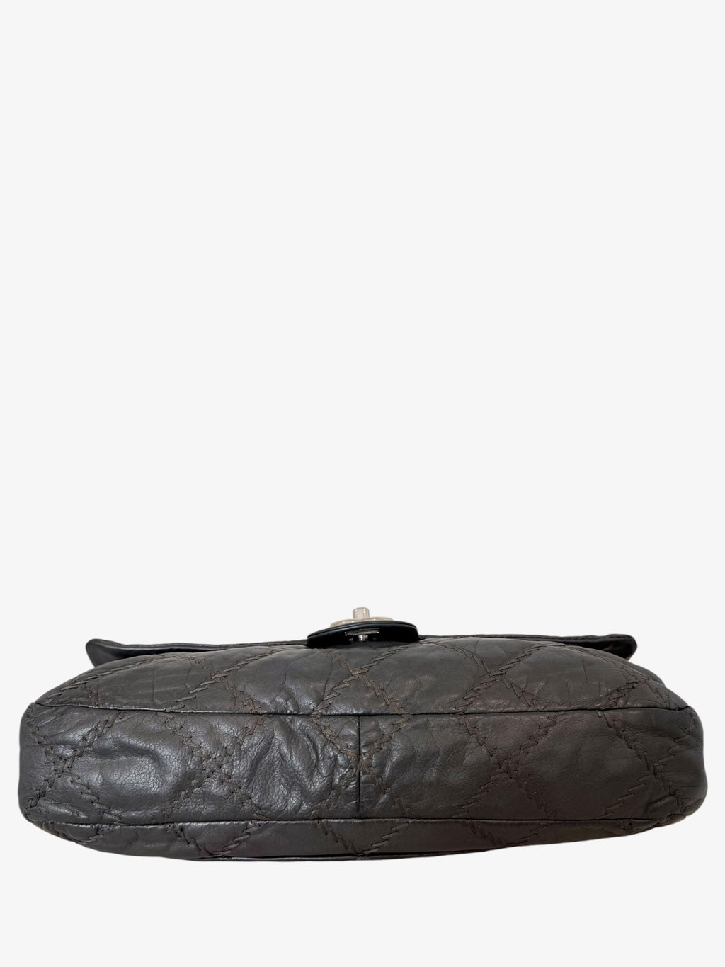 Chanel Calfskin Patchwork Stitch Flap Bag