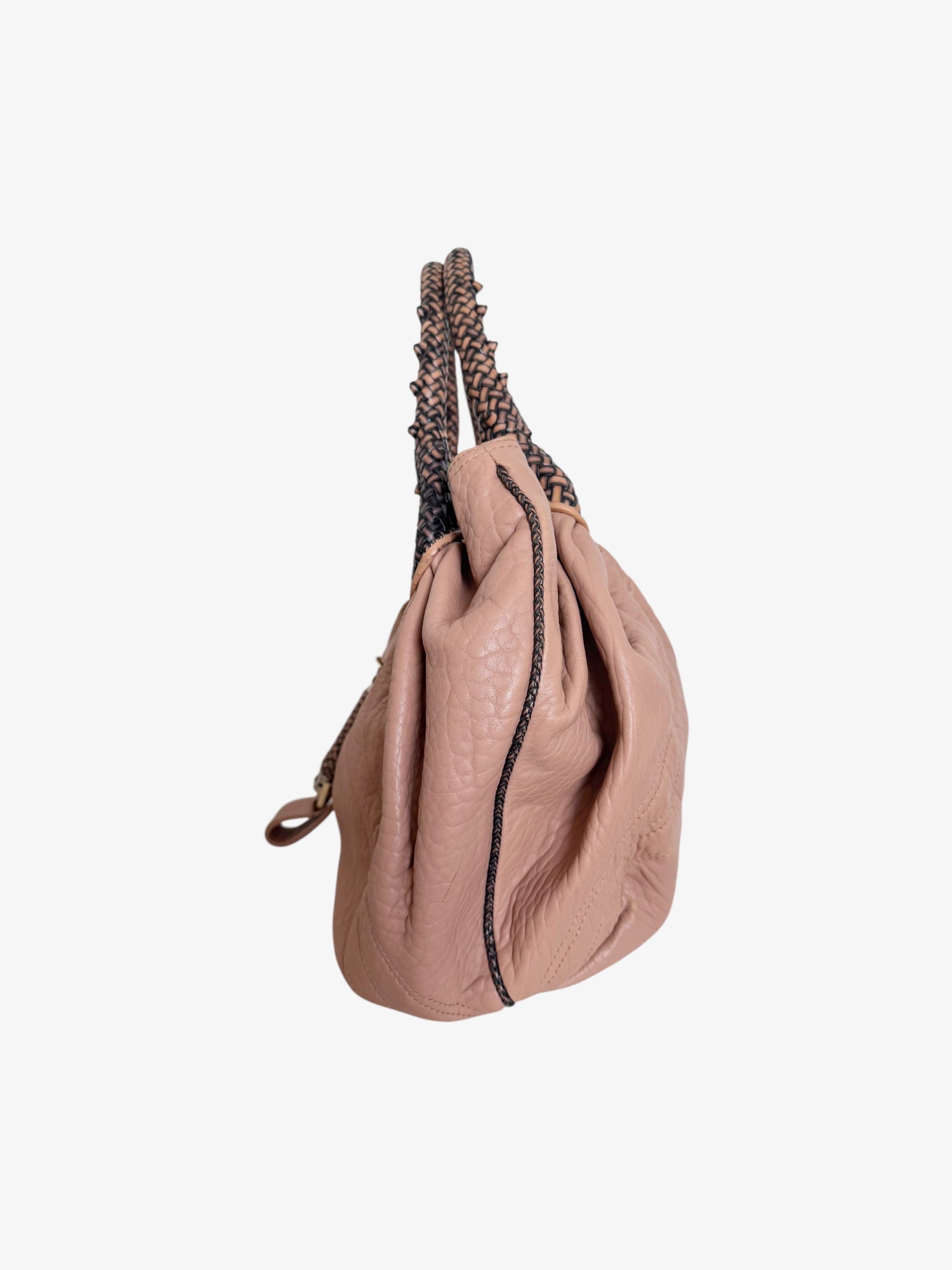 Fendi Spy Nappa Blush Pink Leather Handbag