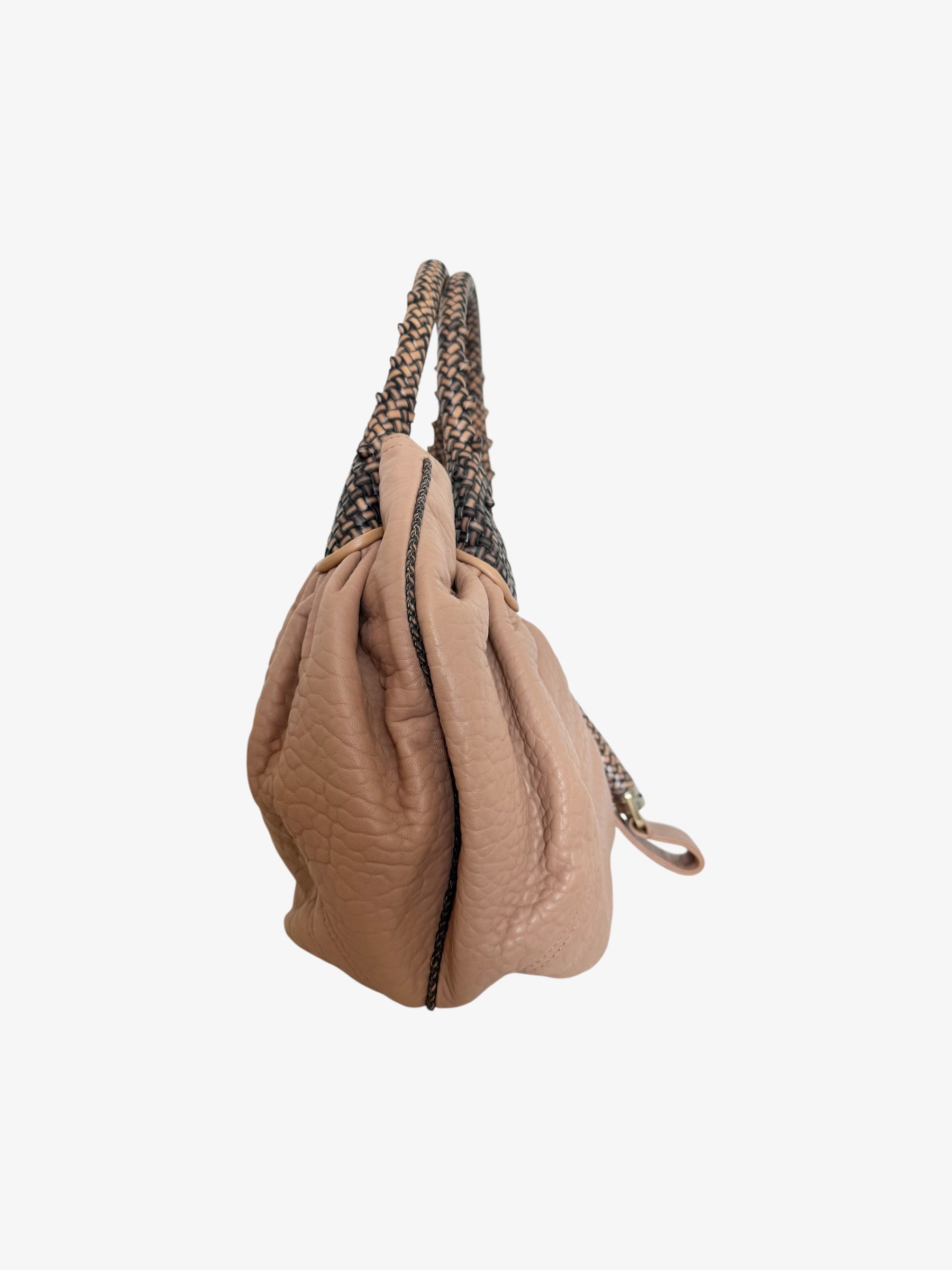 Fendi Spy Nappa Blush Pink Leather Handbag