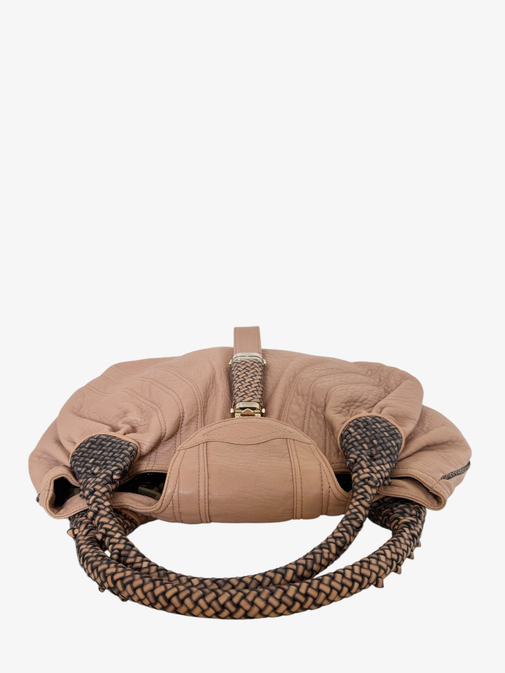 Fendi Spy Nappa Blush Pink Leather Handbag