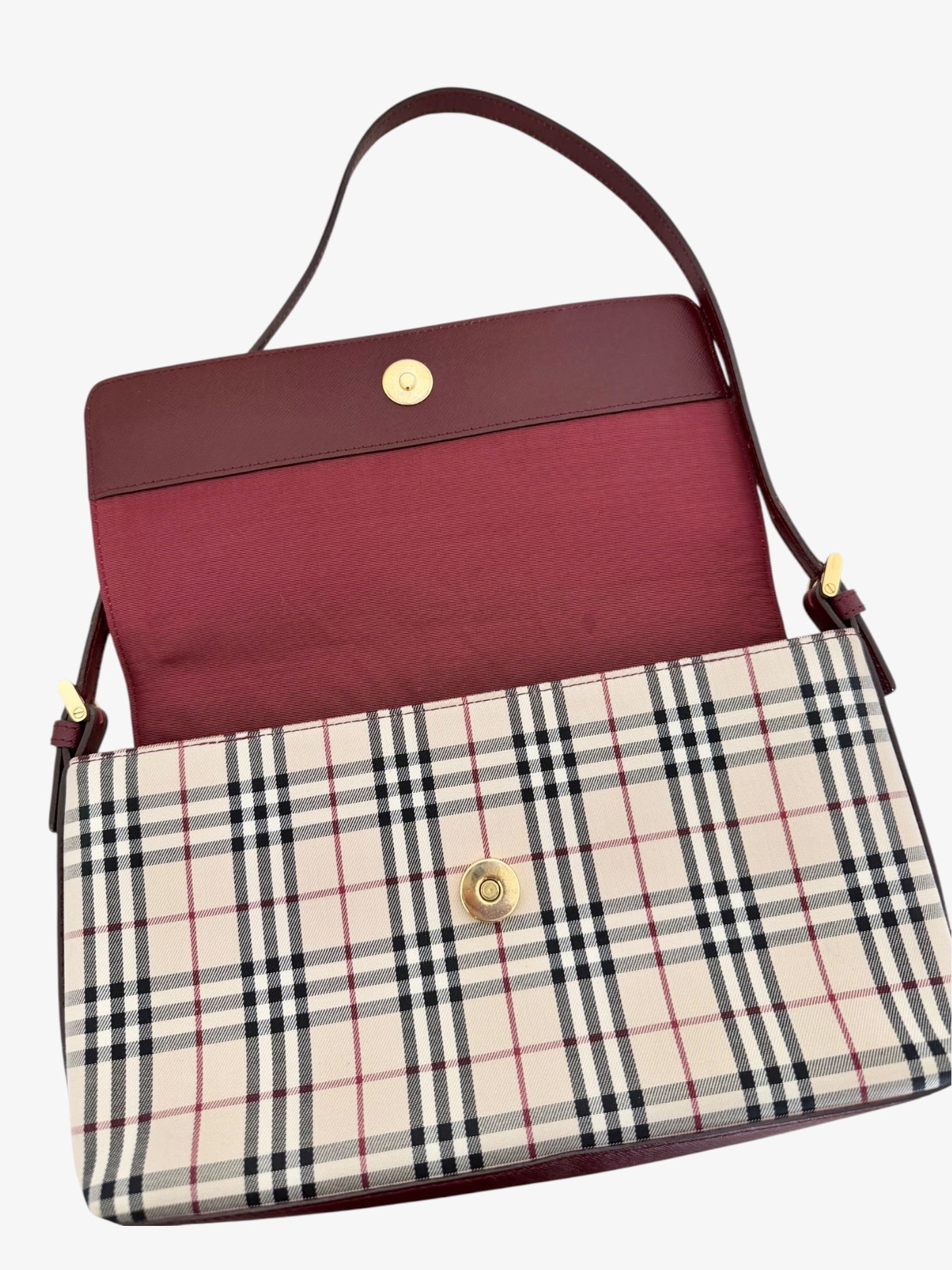 Burberry Nova Check Shoulder Bag
