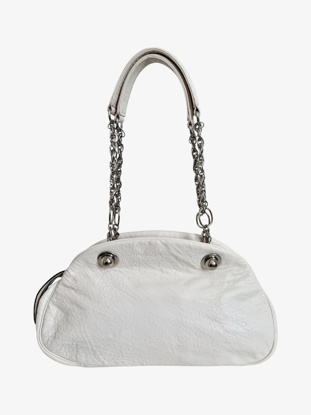 Celine Leather Chain Handle Shoulder Bag
