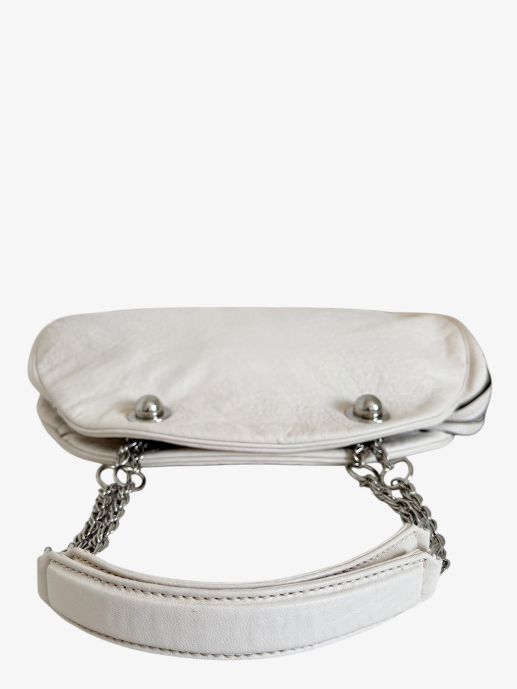 Celine Leather Chain Handle Shoulder Bag