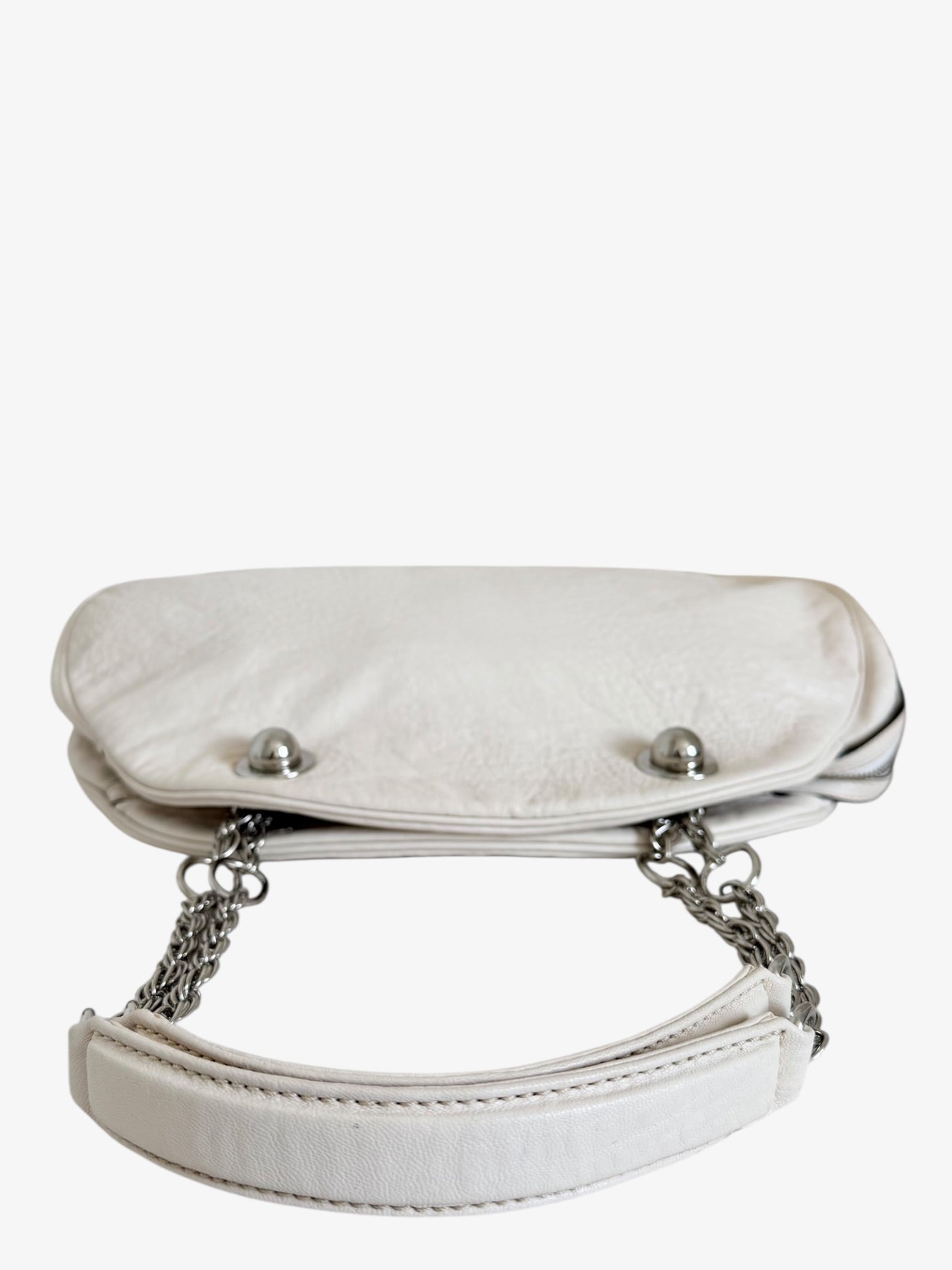 Celine Leather Chain Handle Shoulder Bag