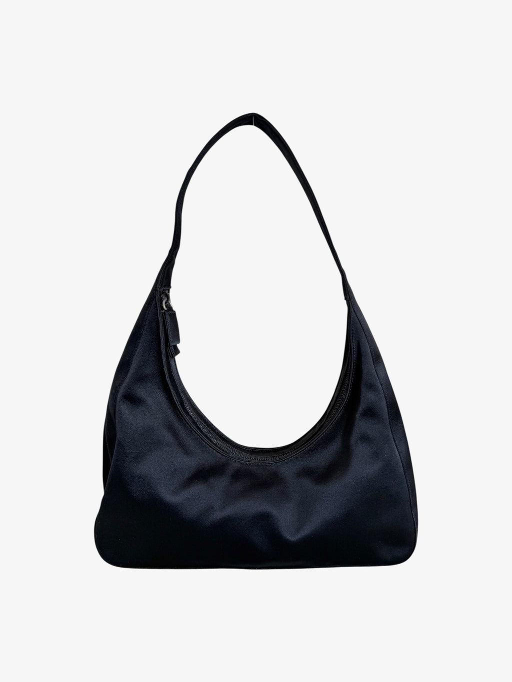 Prada Satin Hobo Shoulder Bag