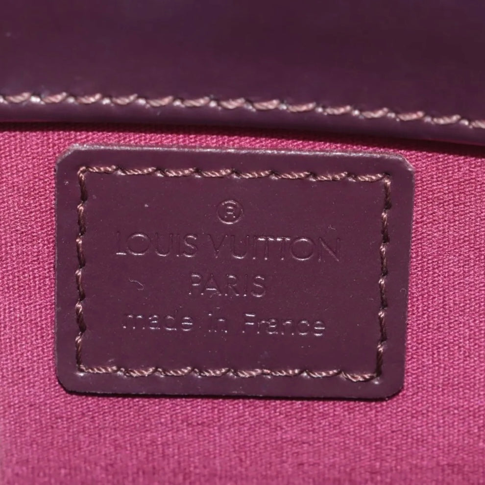 Louis Vuitton Monogram Mat Fowler Maroon Shoulder Bag