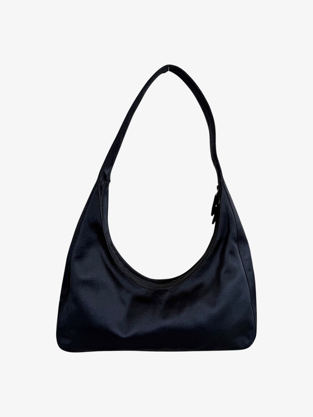 Prada Satin Hobo Shoulder Bag