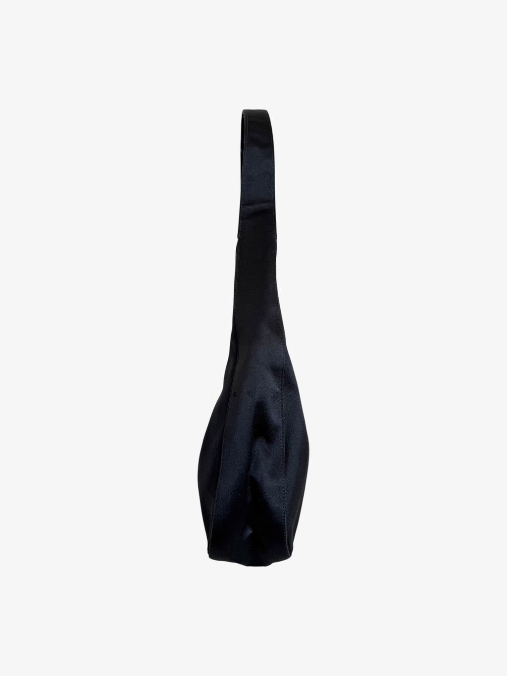 Prada Satin Hobo Shoulder Bag