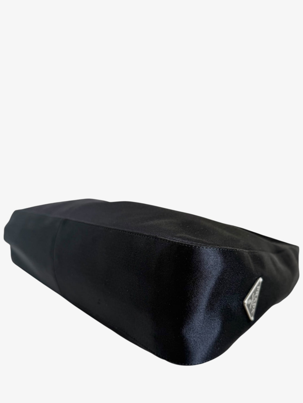 Prada Satin Hobo Shoulder Bag