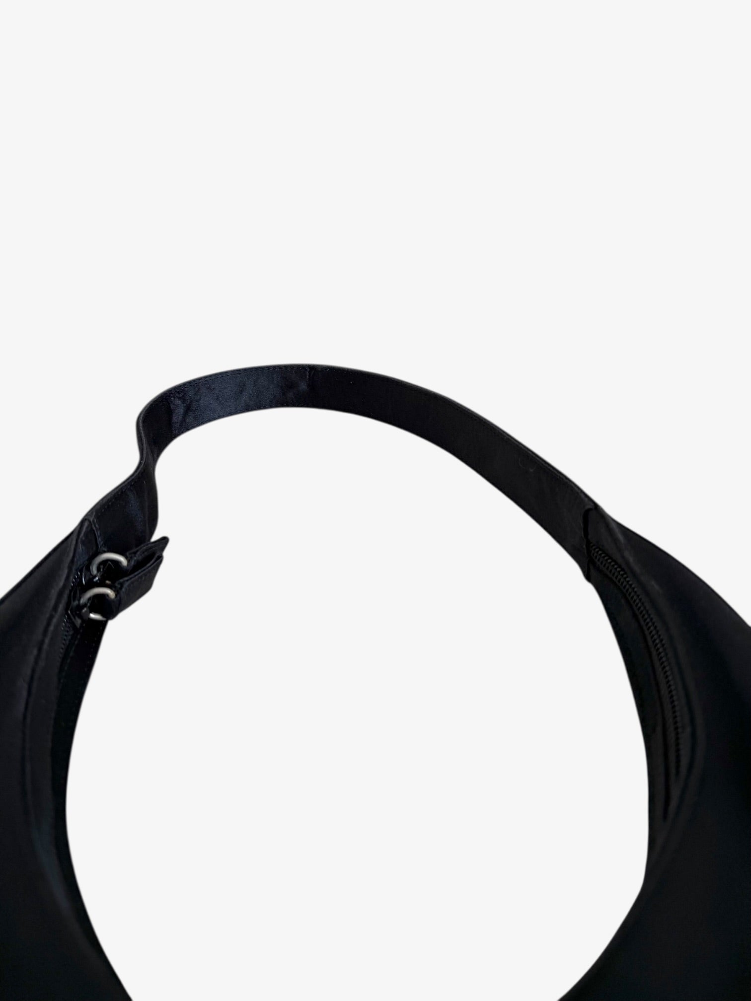 Prada Satin Hobo Shoulder Bag