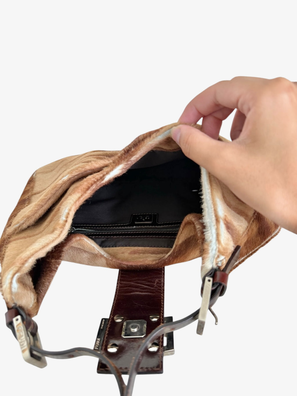 Fendi Pony Hair Shoulder Bag