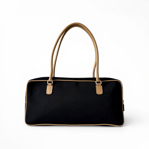 Miu Miu Gabardine Bow Shoulder Bag
