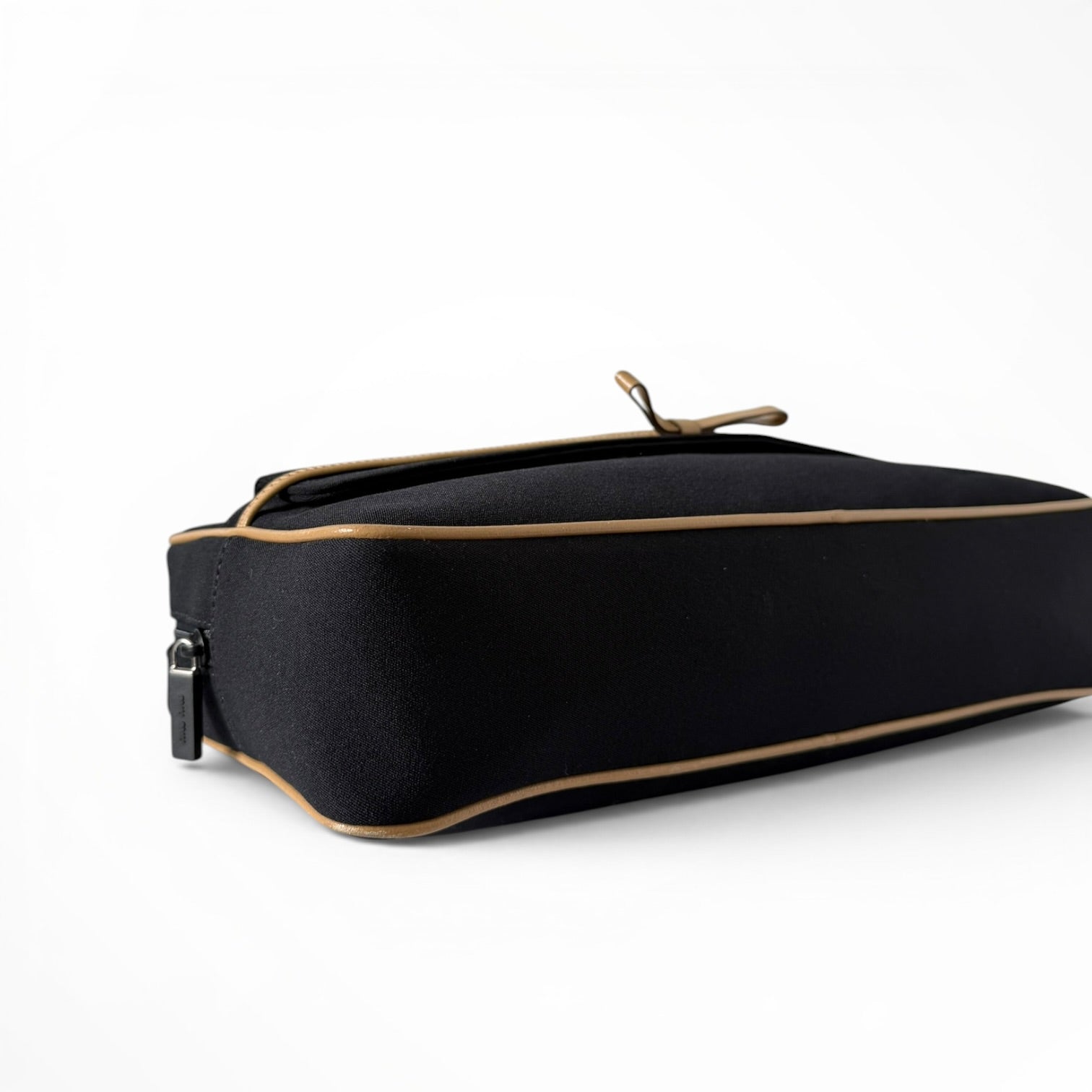 Miu Miu Gabardine Bow Shoulder Bag