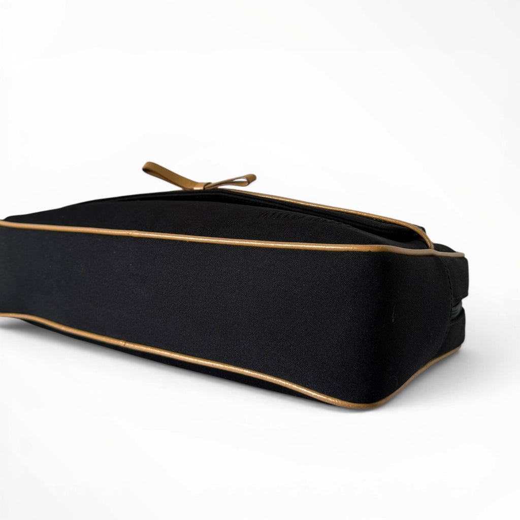 Miu Miu Gabardine Bow Shoulder Bag
