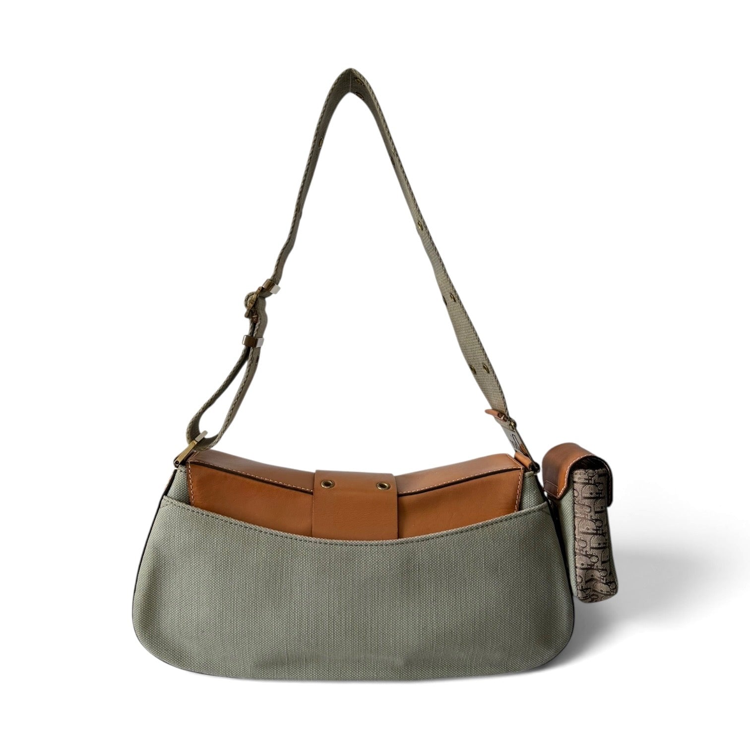 Christian Dior Street Chic Olive Green Columbus Shoulder Bag