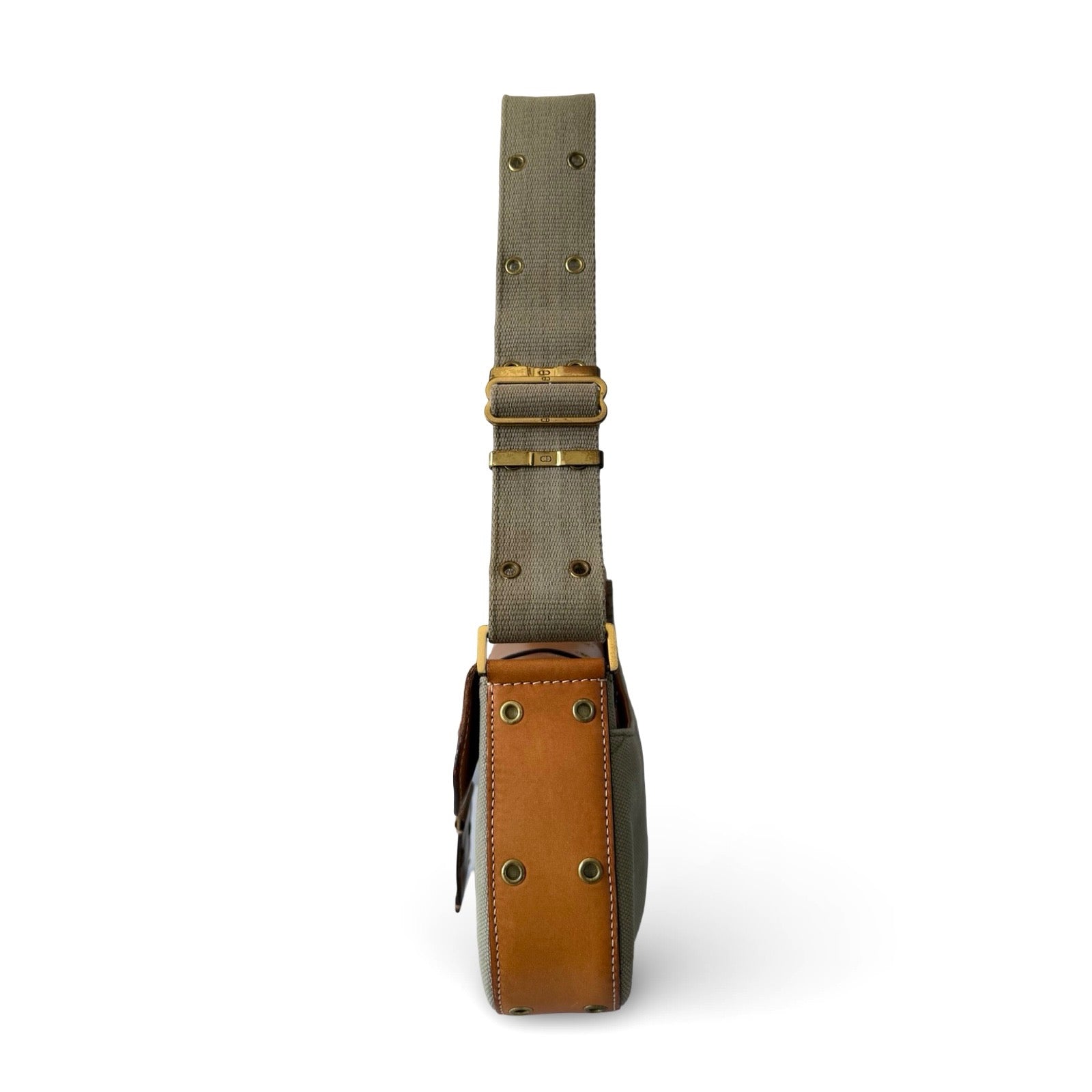 Christian Dior Street Chic Olive Green Columbus Shoulder Bag