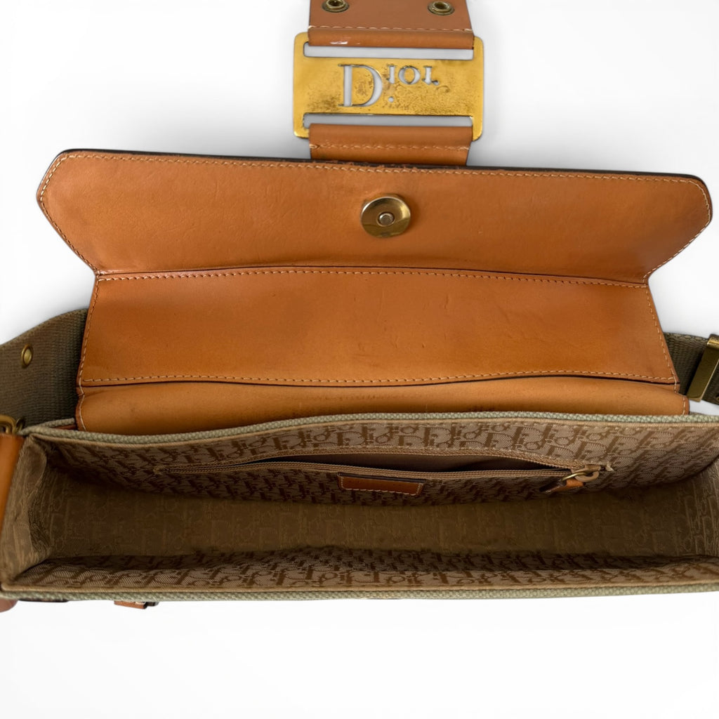 Christian Dior Street Chic Olive Green Columbus Shoulder Bag