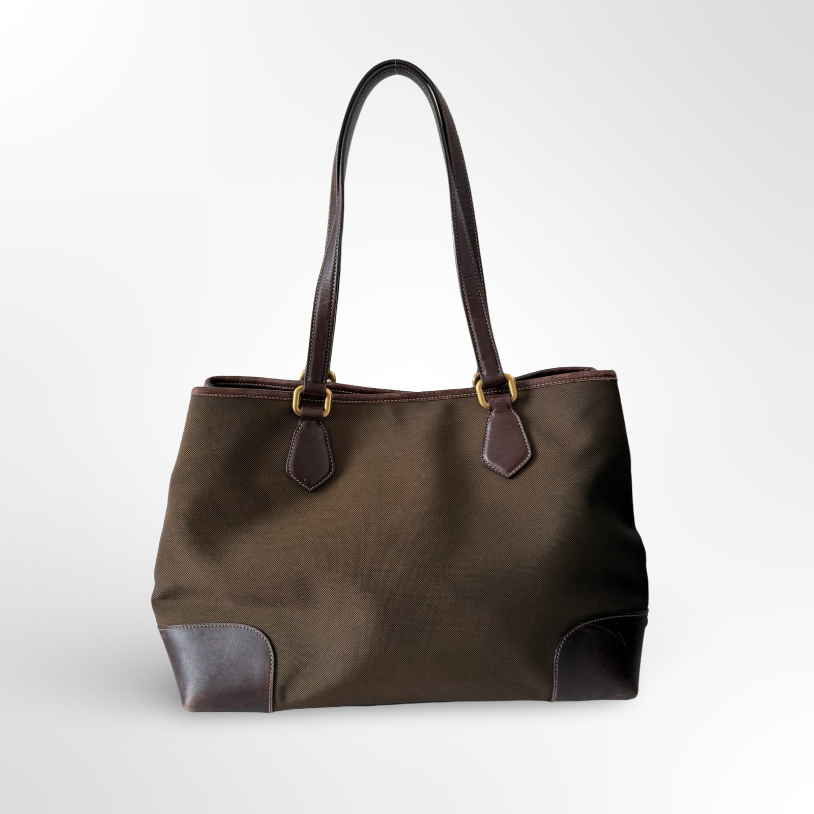 Prada Milano Jacquard Canvas Tote Bag