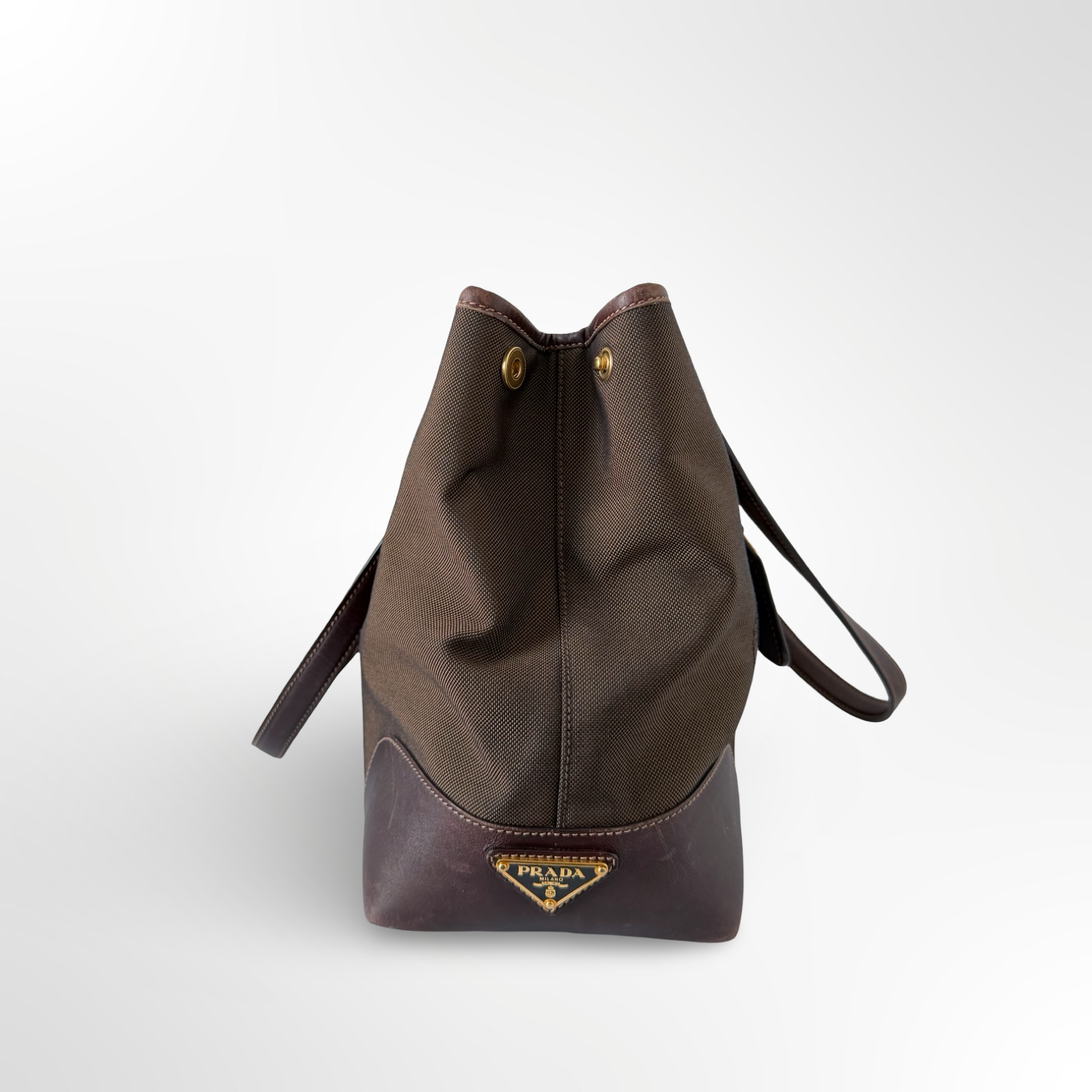 Prada Milano Jacquard Canvas Tote Bag