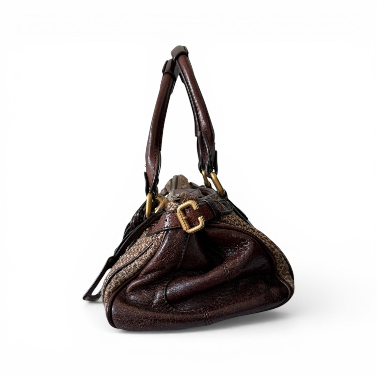 RARE Chloé Tweed Paddington Bag