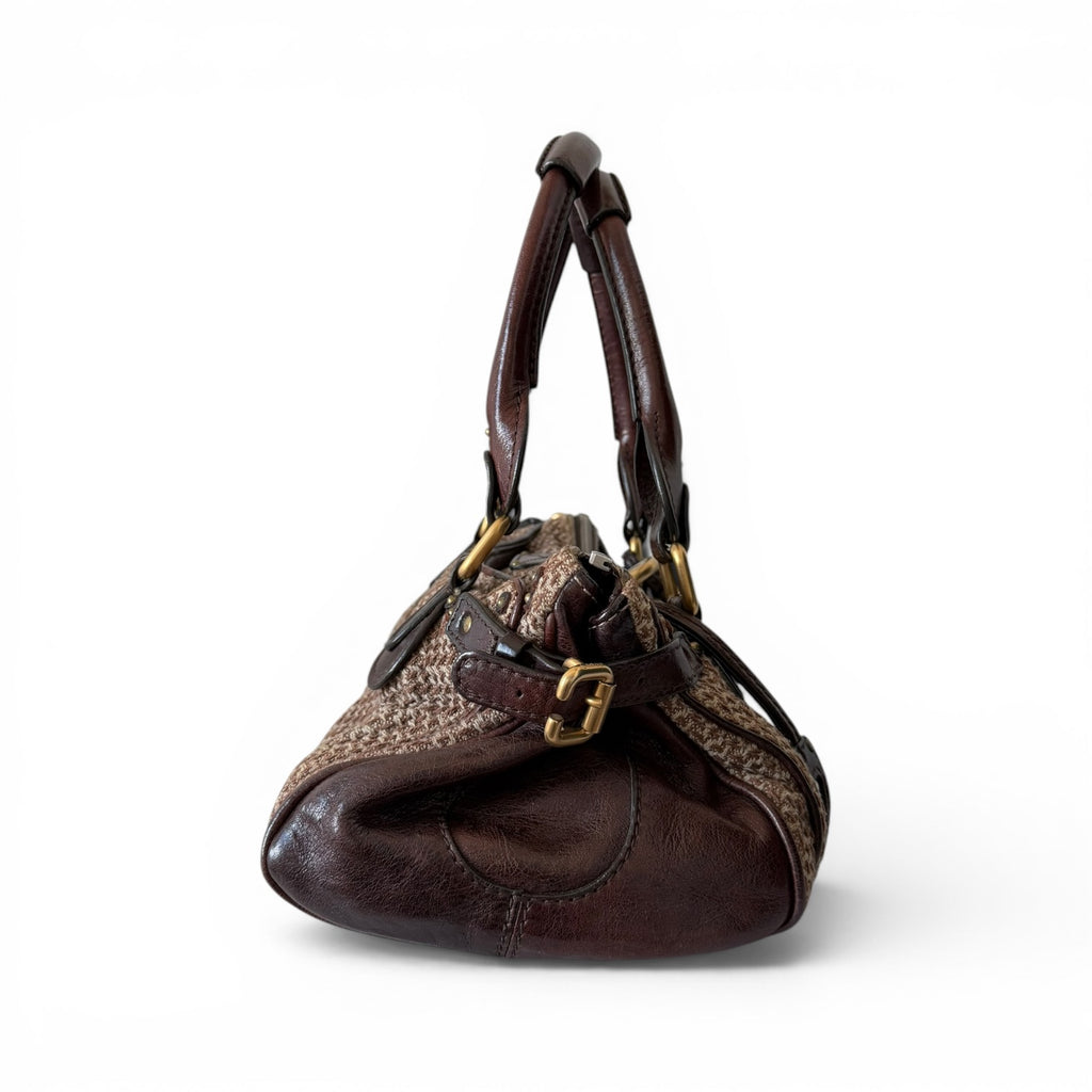 RARE Chloé Tweed Paddington Bag