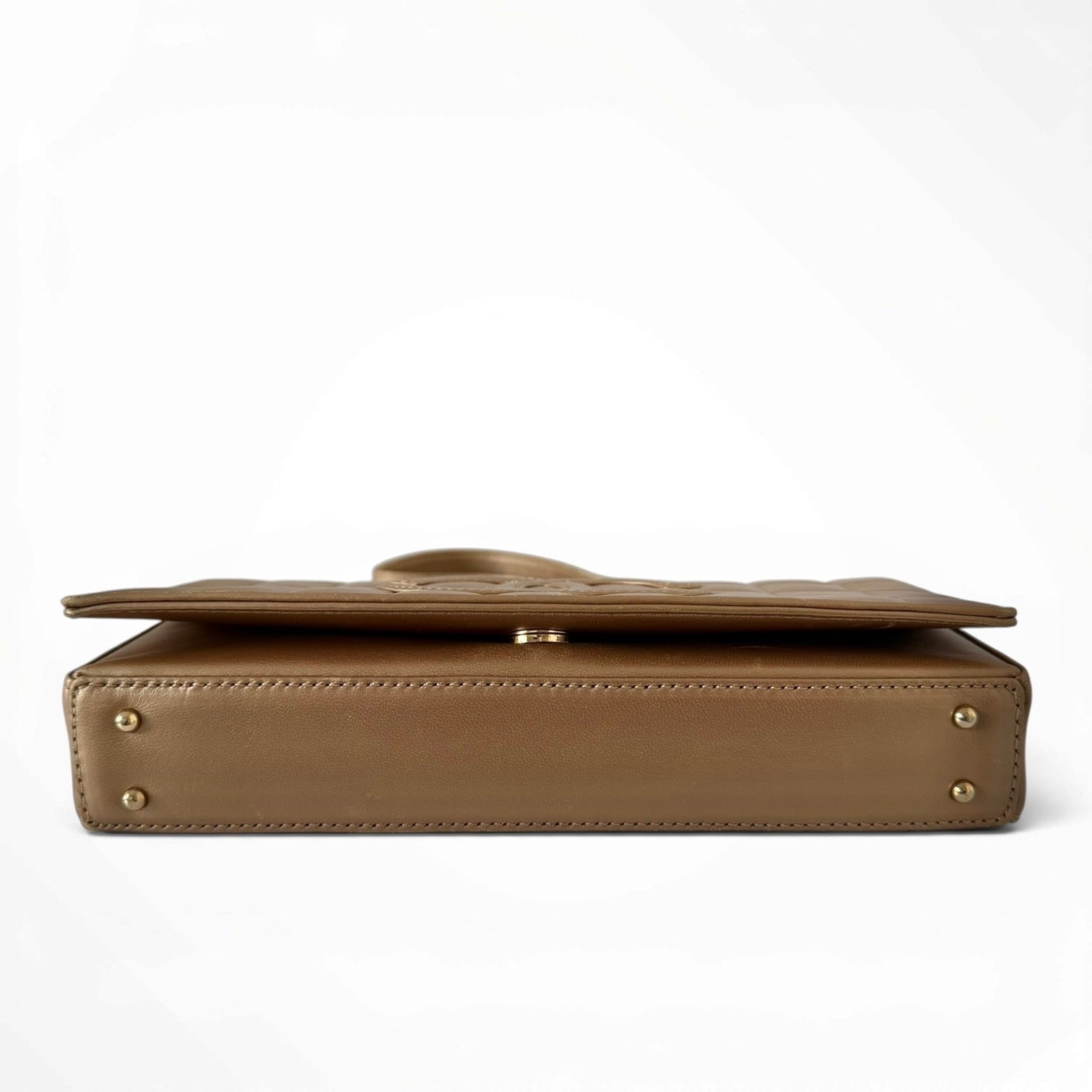 Chanel Gold Chocolate Bar Shoulder Bag